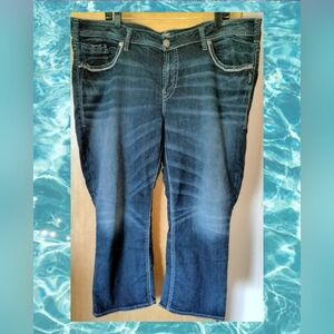Silver Jeans Suki Mid Capri 22W